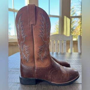 ARIAT Barrel Stockman Western Performance Boots - Round Toe Men’s Size 8.5 EE